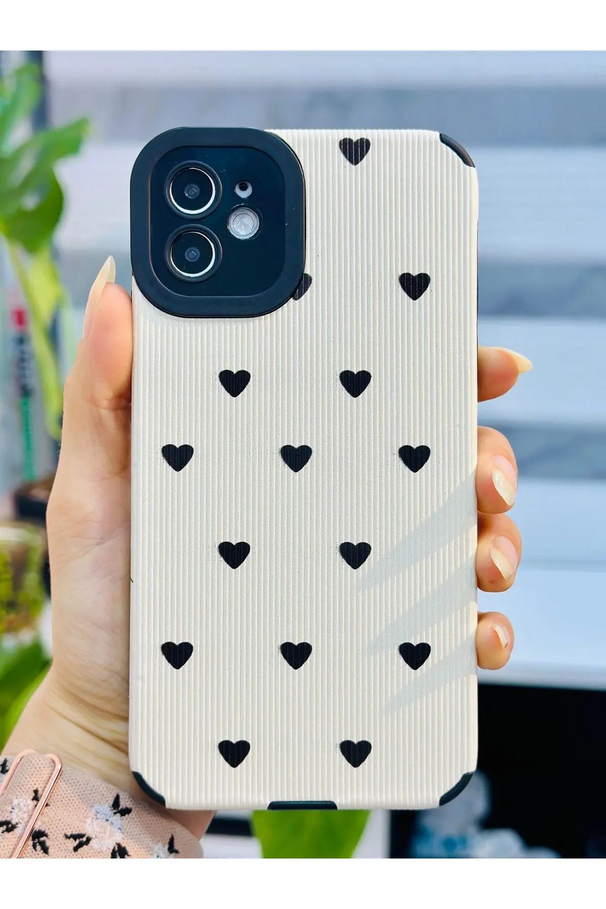 Go Aksesuar Iphone 11 Uyumlu Kaplama Tasarımlı Yumuşak Silikon Kamera Korumalı Kılıf