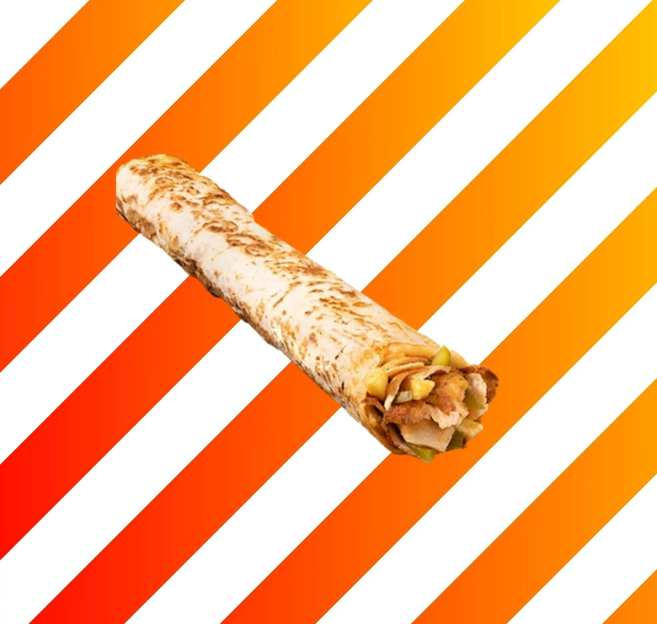 Kaşarlı Tavuk Döner Dürüm (XL)