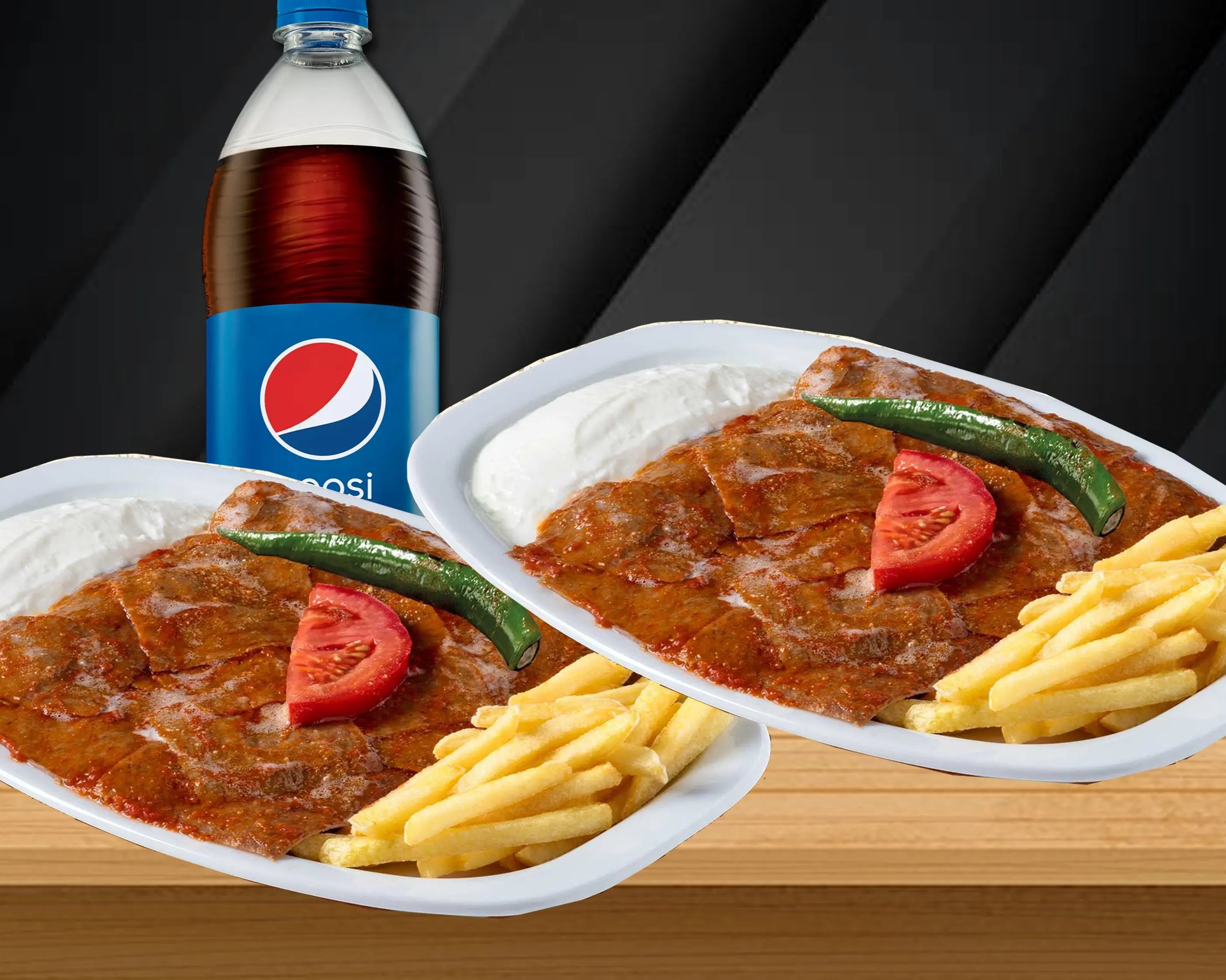 2'li Et İskender Menü