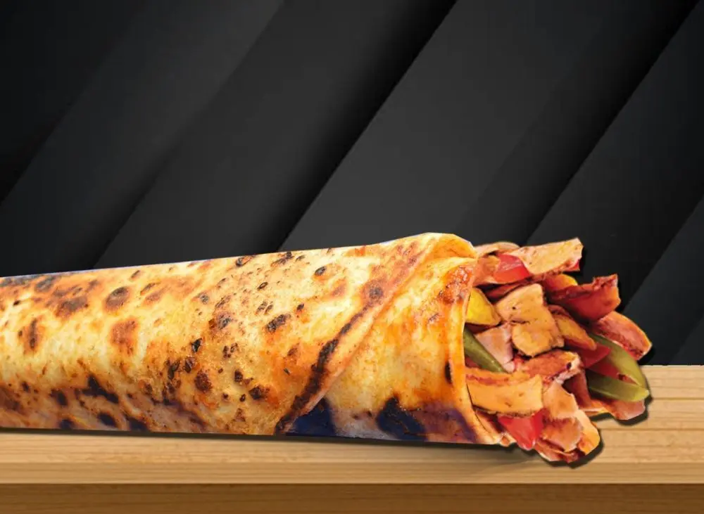 Kaşarlı Mega Tavuk Döner Dürüm (40 cm.)