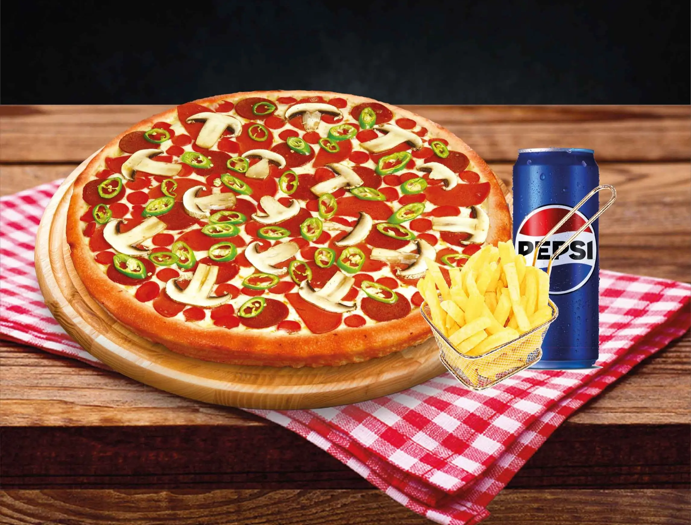 Orta Boy Pizza Menü