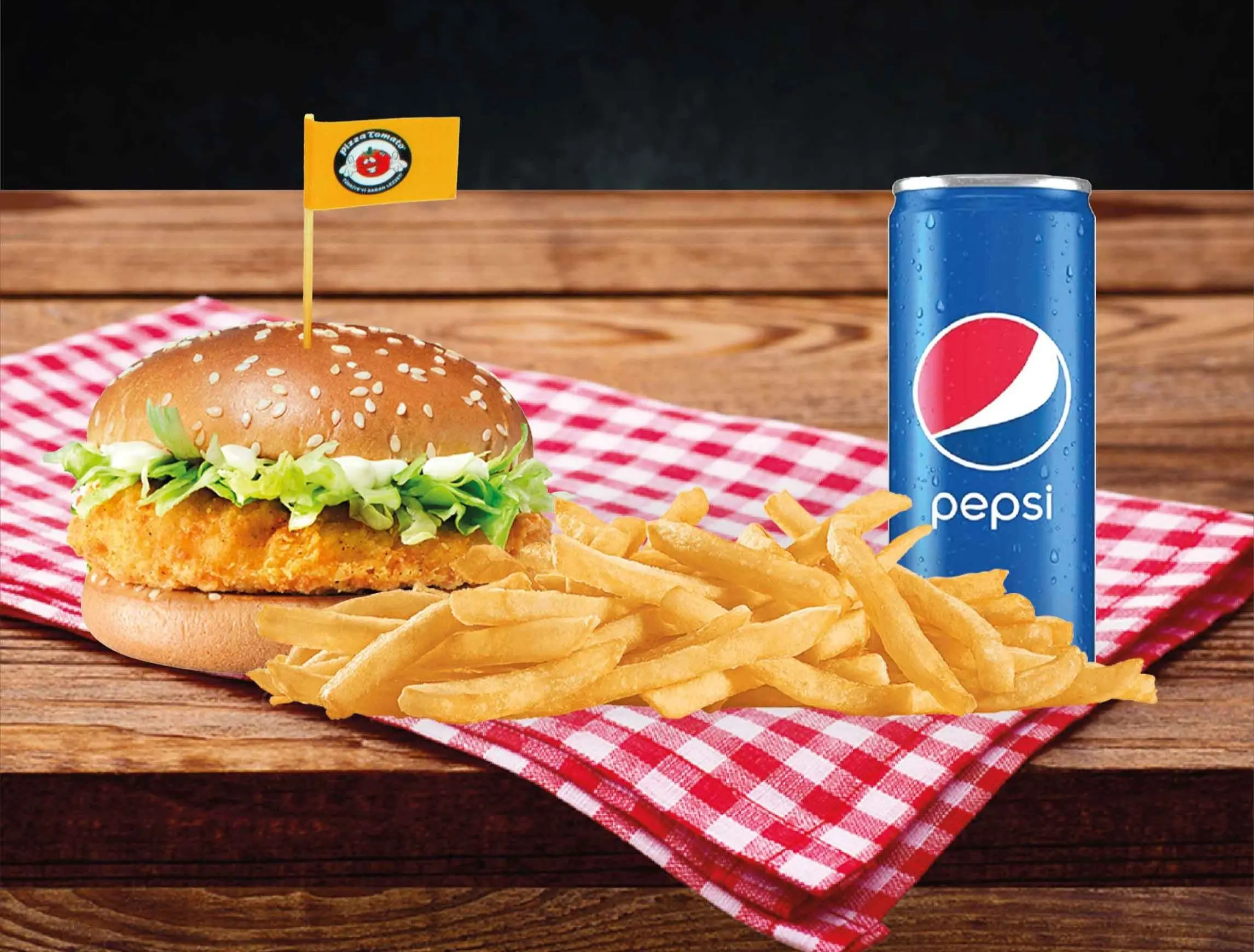 Chicken Burger Menü