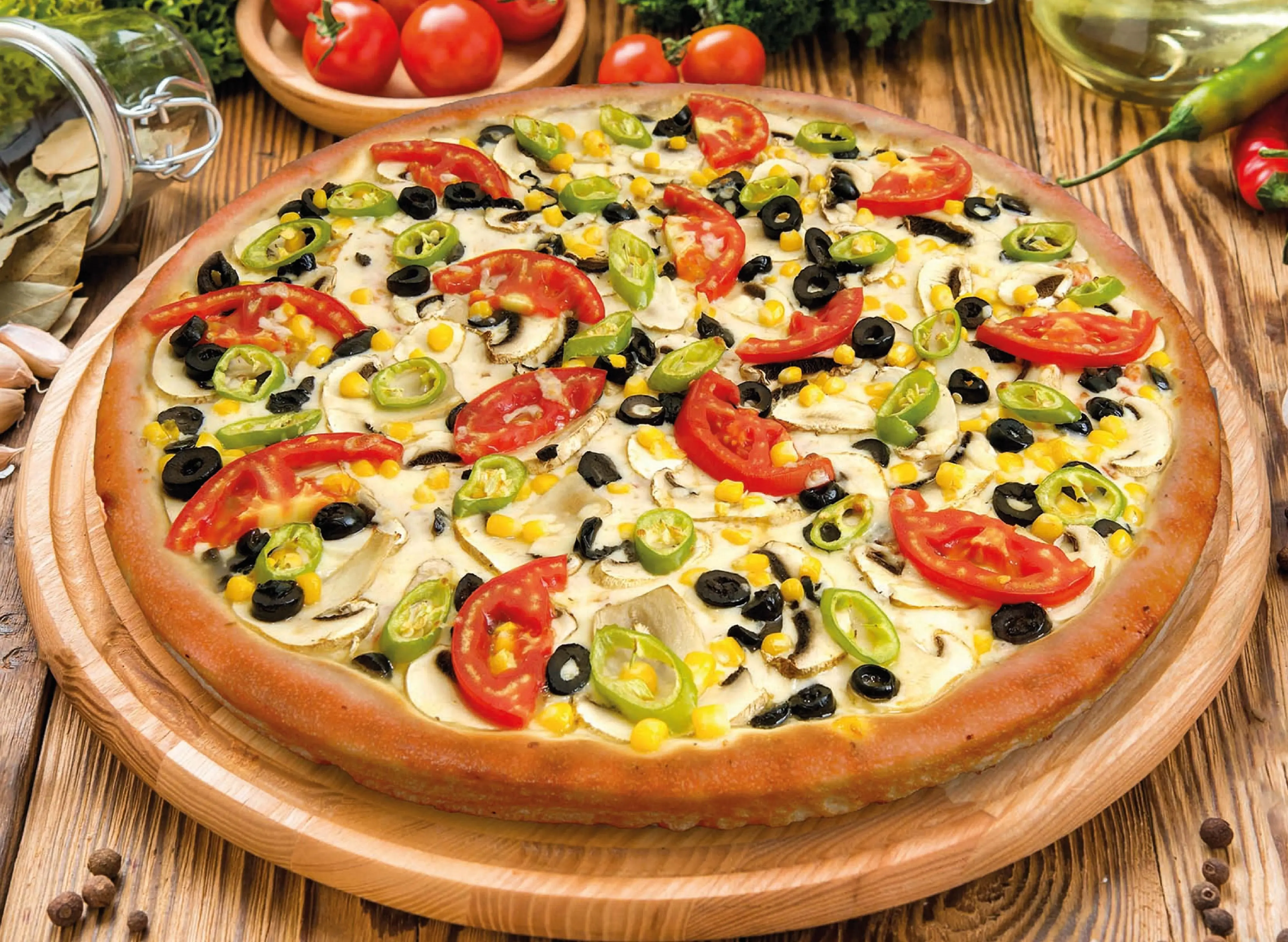 Vegetarian Pizza (Küçük Boy)