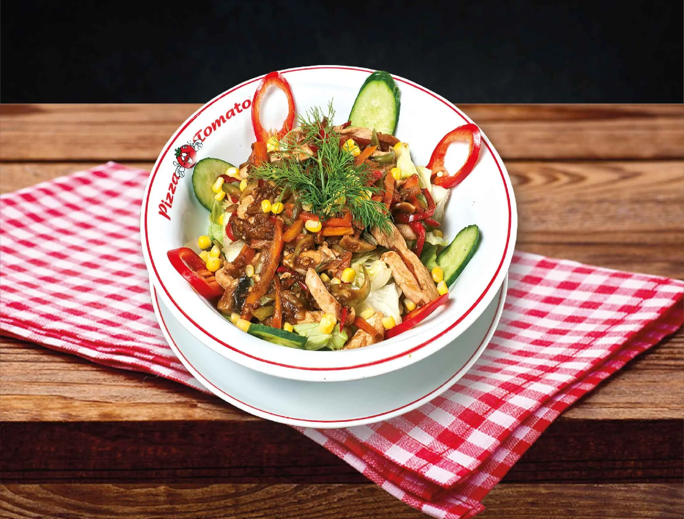 Soya Soslu Tavuklu Salata