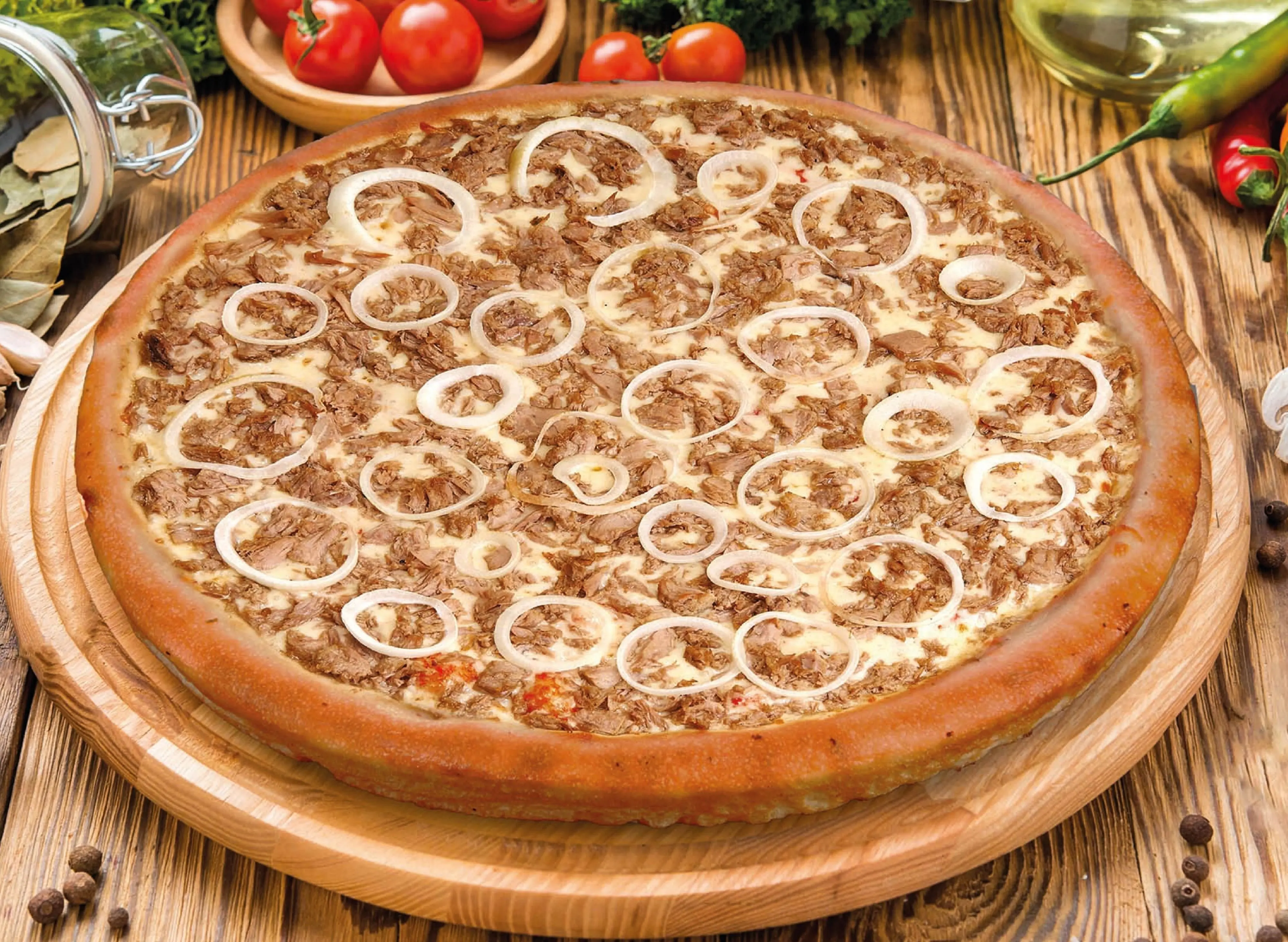 Tonno Pizza (42 cm.)