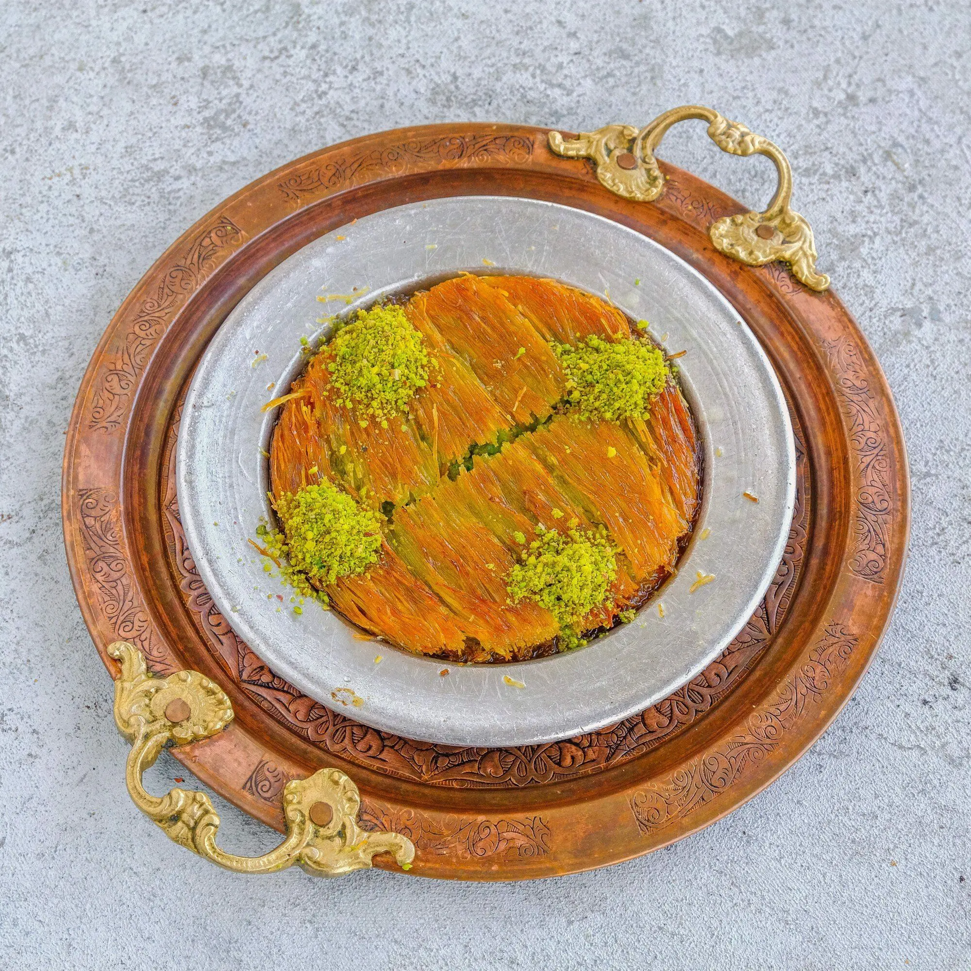 Çıtır Hasır Künefe (Orta) (3 4 Kişilik)