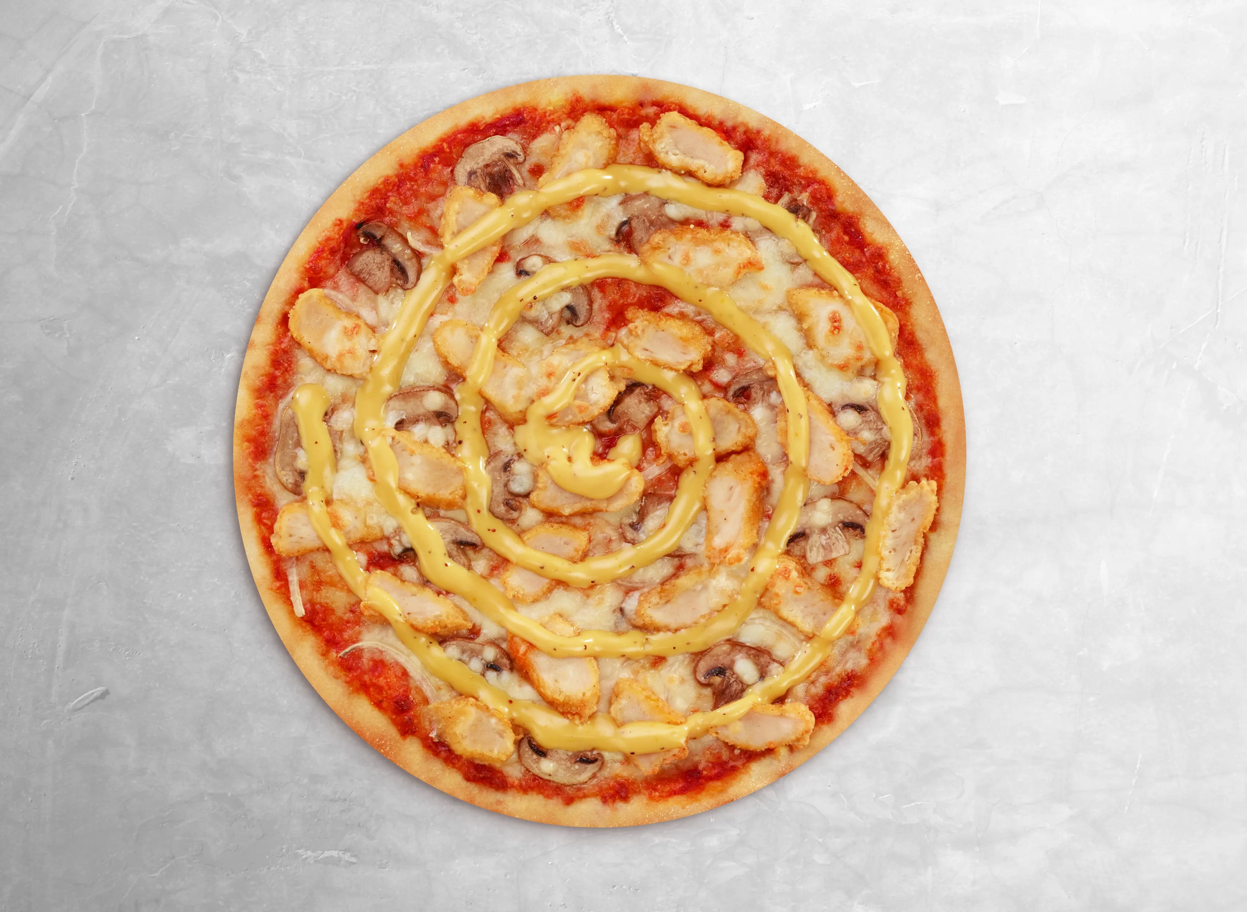 Ballı Hardallı Tavuklu Pizza (Orta)