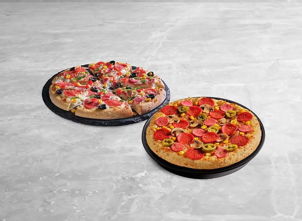 Orta Boy Pan Pizza + Bol Malzemos