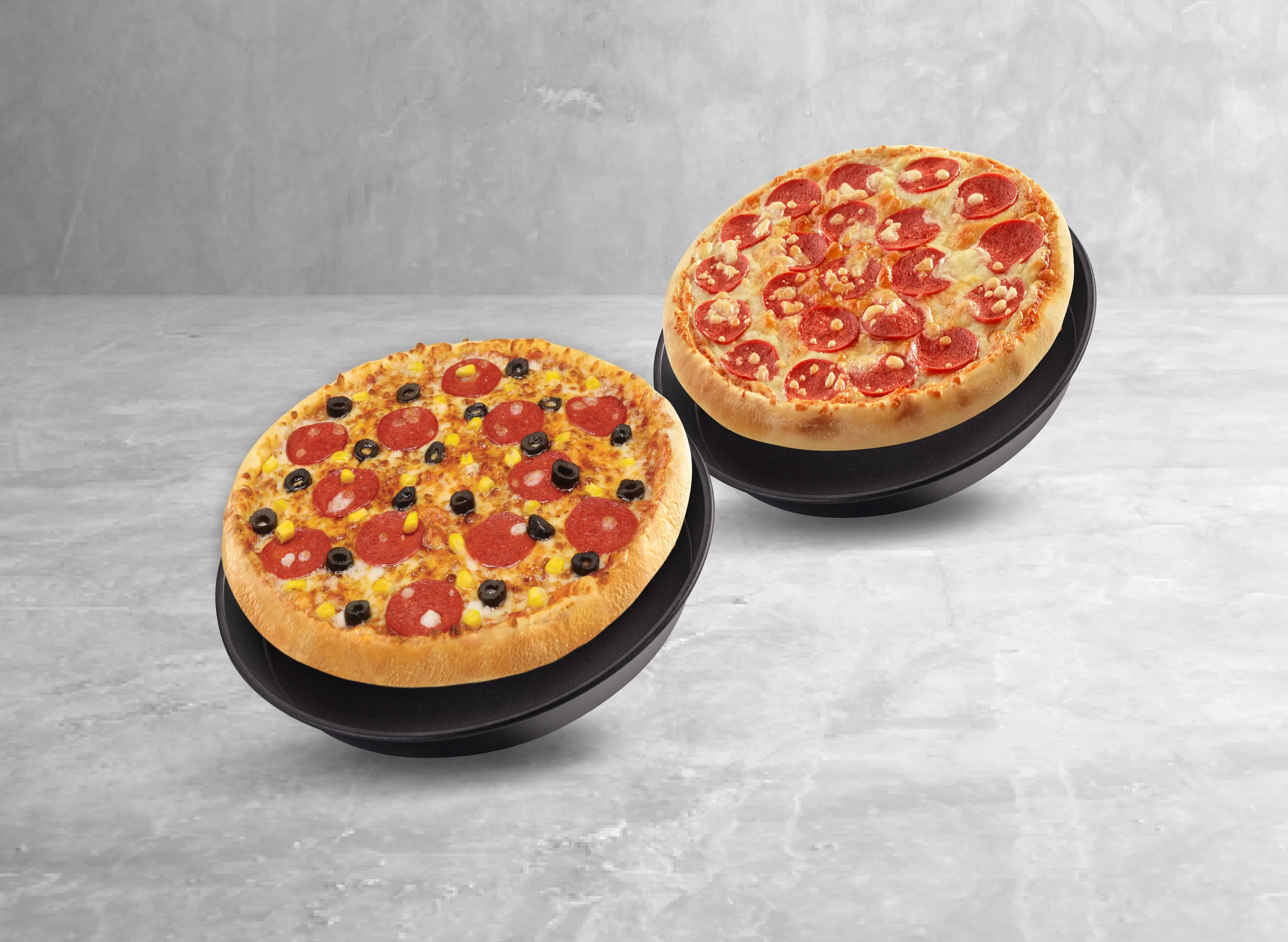 2 Orta Boy Pan Cazip Pizzalar