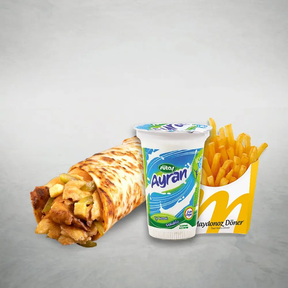 Tavuk Döner Maydonoz Medium Dürüm Menü