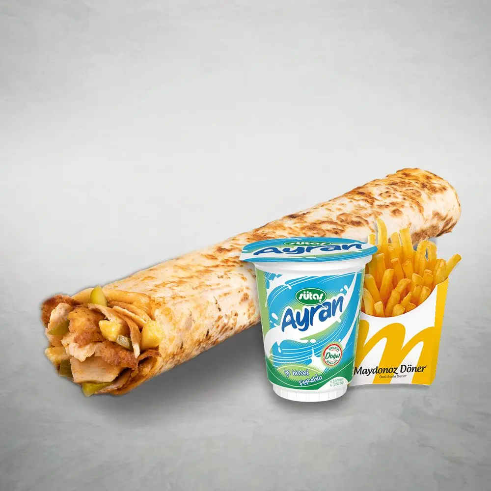 Tavuk Döner Maydonoz Large Dürüm Menü