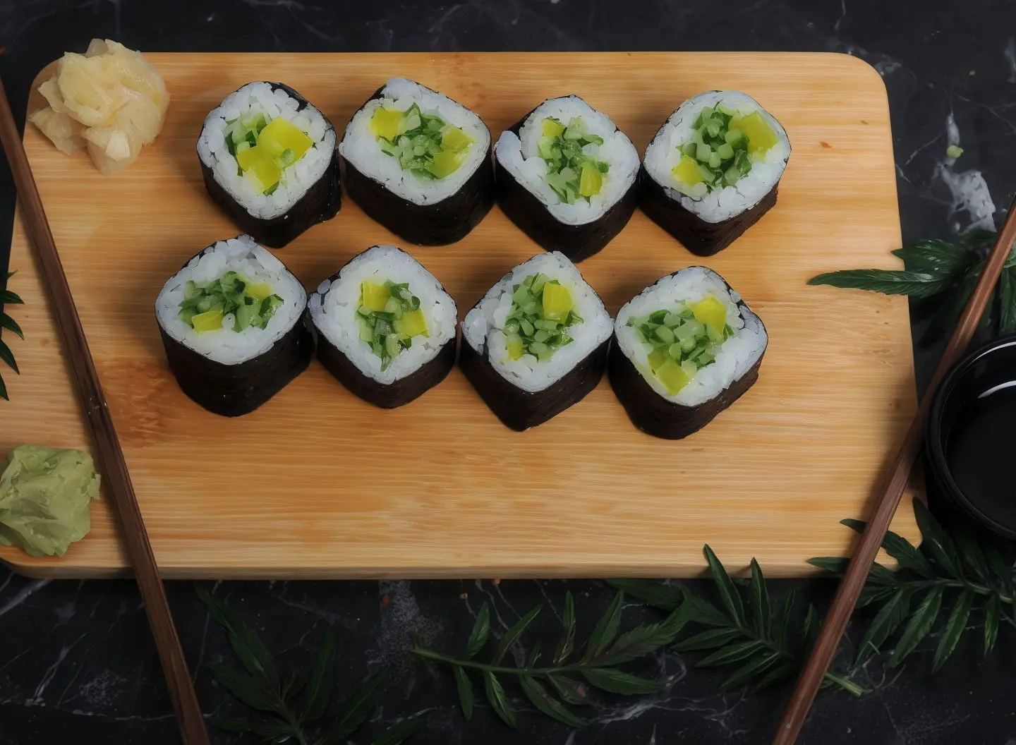 Vejetaryen Maki (8 Parça)
