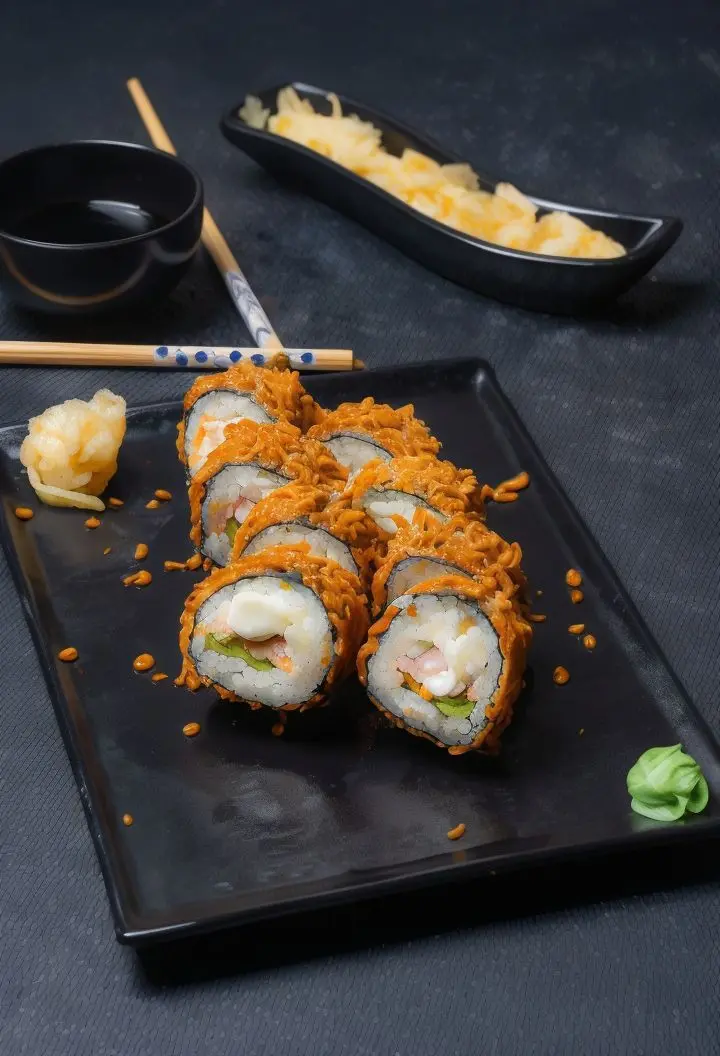Syake Tempura Roll (8 Adet)