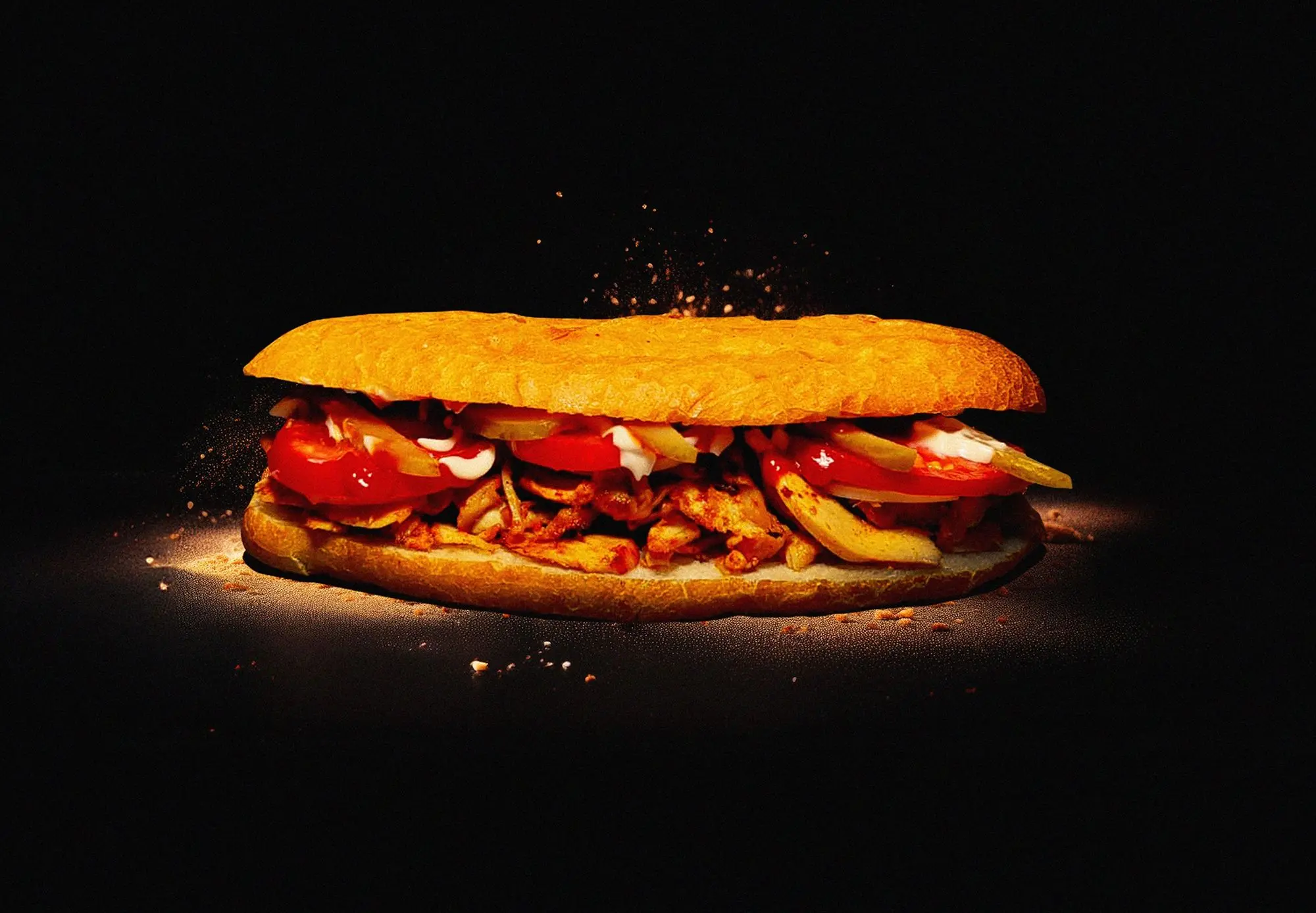 Ekmek Arası Tavuk Döner (100 gr.)