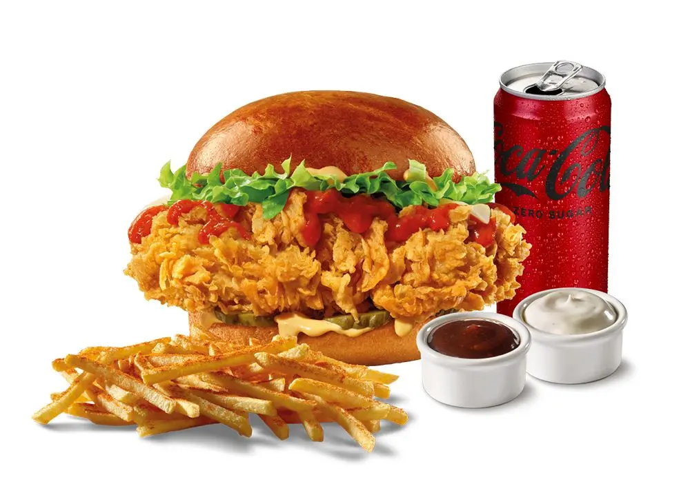 Cajun Hoty Burger Menü