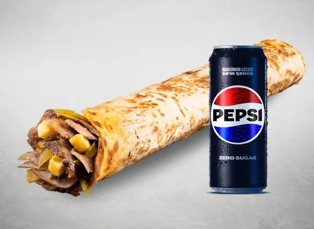 Pepsi Et Döner Large Dürüm Menü