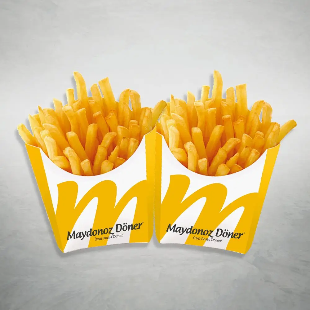 2'li Külah Patates Kızartması