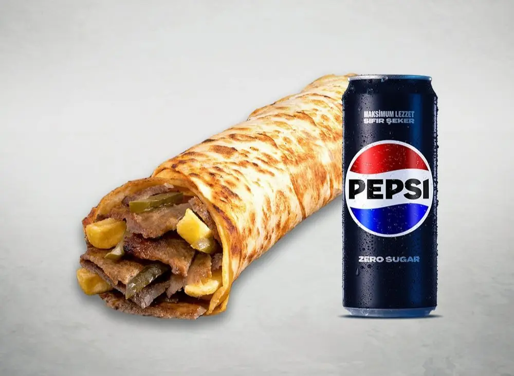 Pepsi Et Döner Medium Dürüm Menü