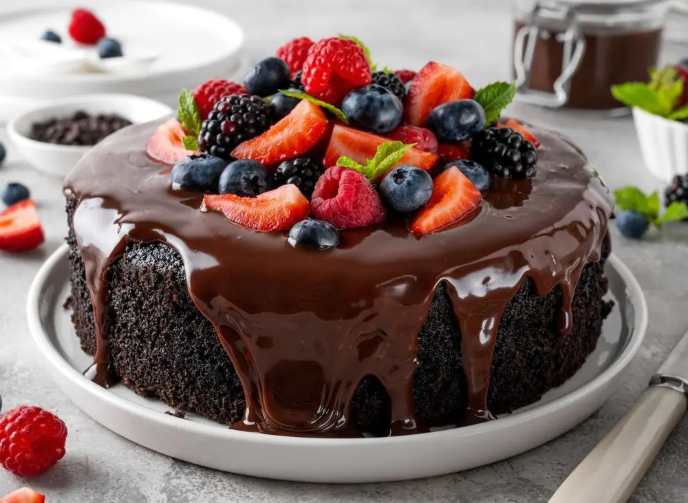 Parça Çikolatalı Pasta (8-12 Kişilik)