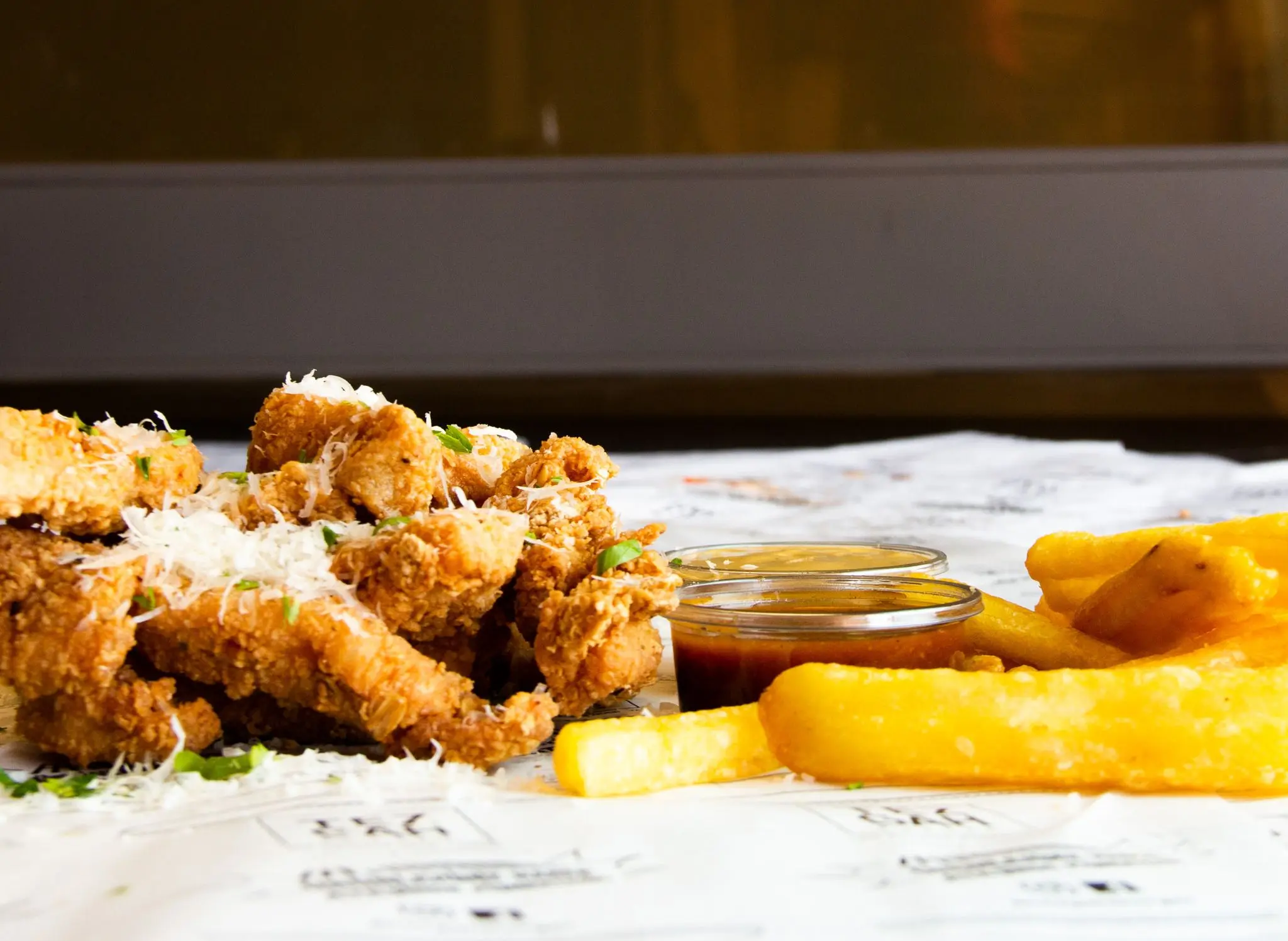 Parmesanlı Trüf Yağlı Çıtır Tavuk