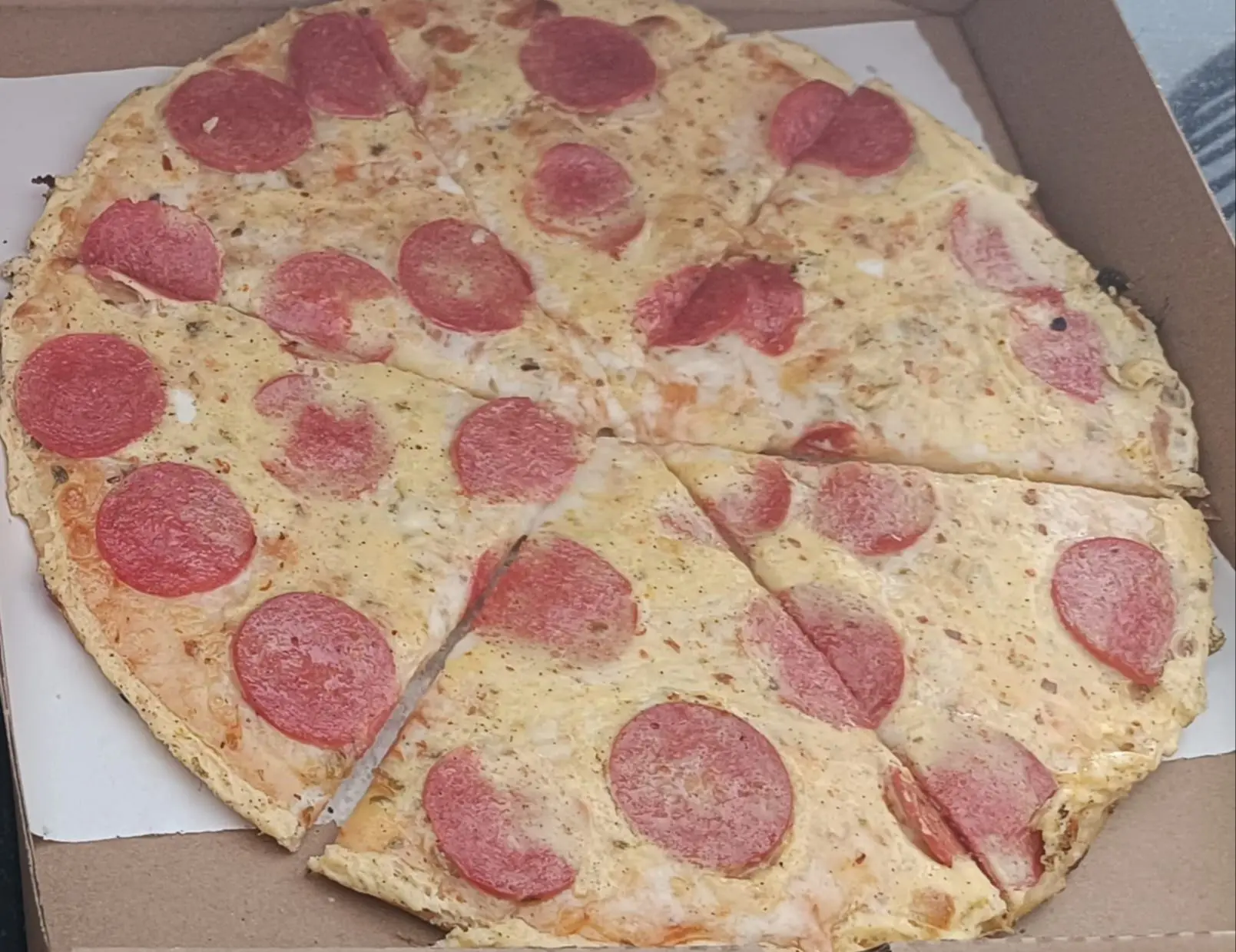 Sucuklu Yumurtalı Pizza (Orta)