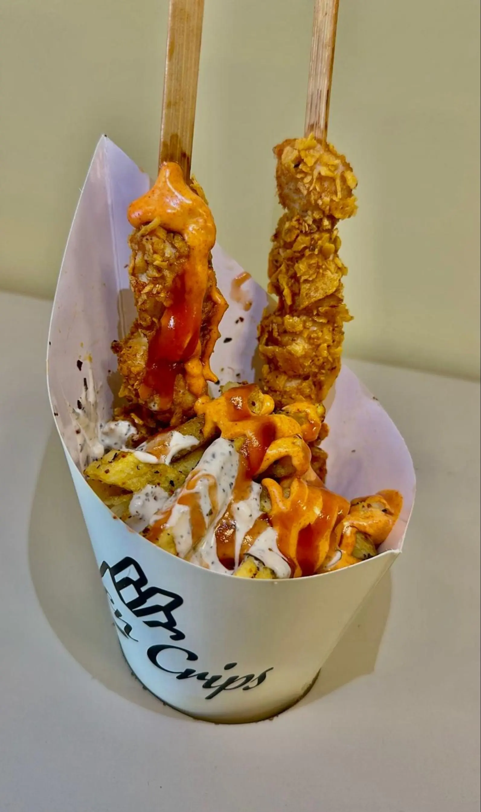 Tavuklu Patates Kızartması