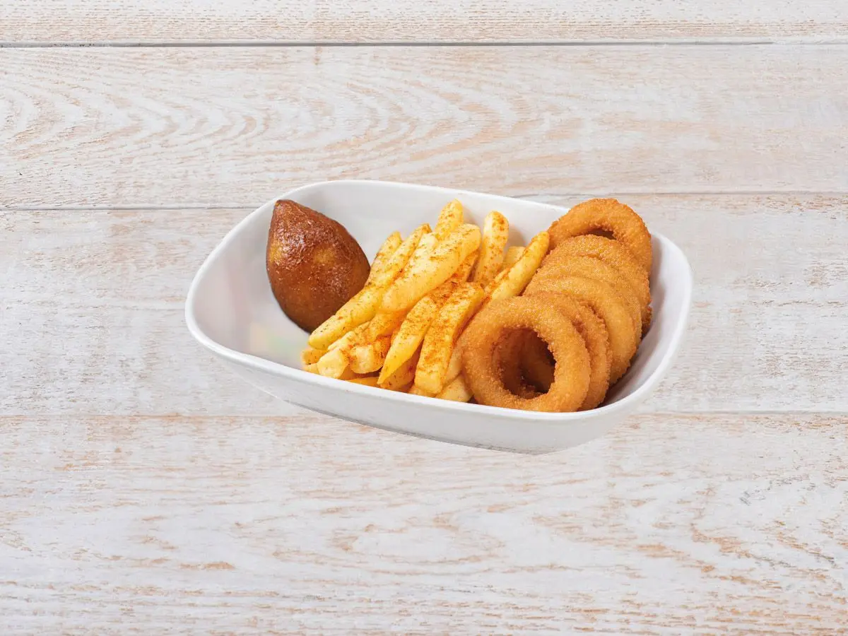 Çıtır 3'lü (1 İçli Köfte, Küçük Boy Patates, 6 Soğan Halkası)