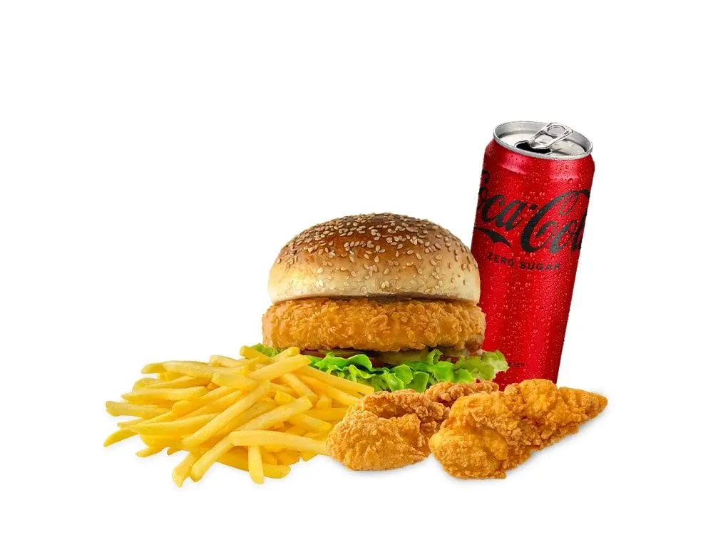 Maxi Chicken Burger Menü