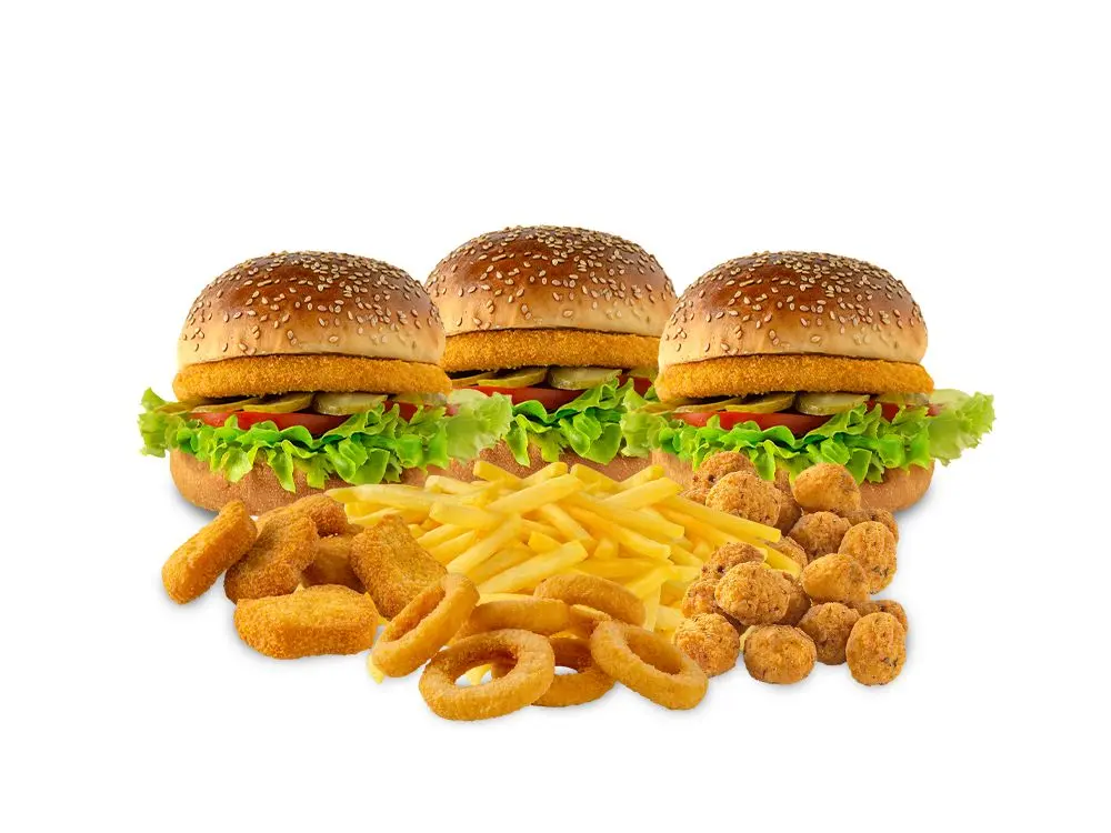 Triple ChickBurger Menü