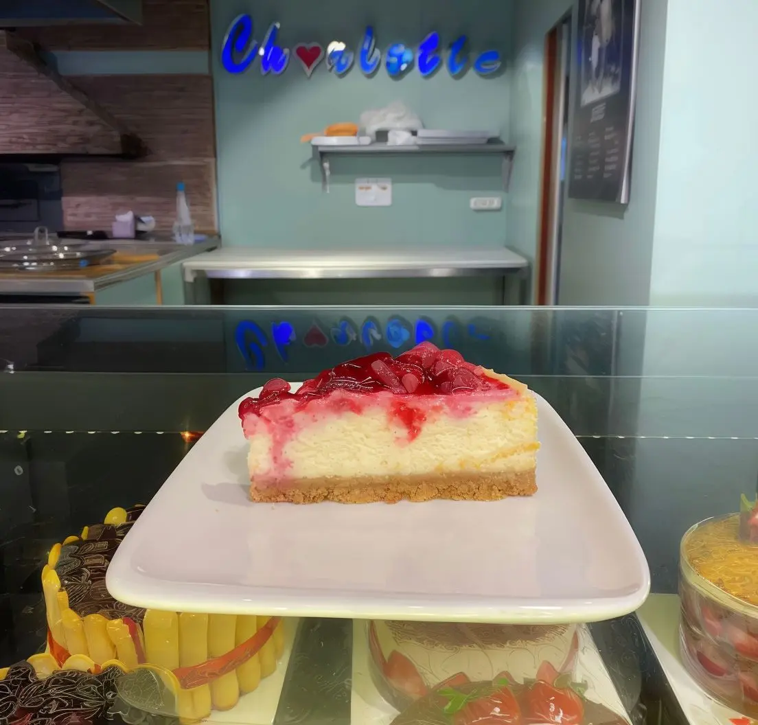 Frambuazlı Cheesecake (Dilim)