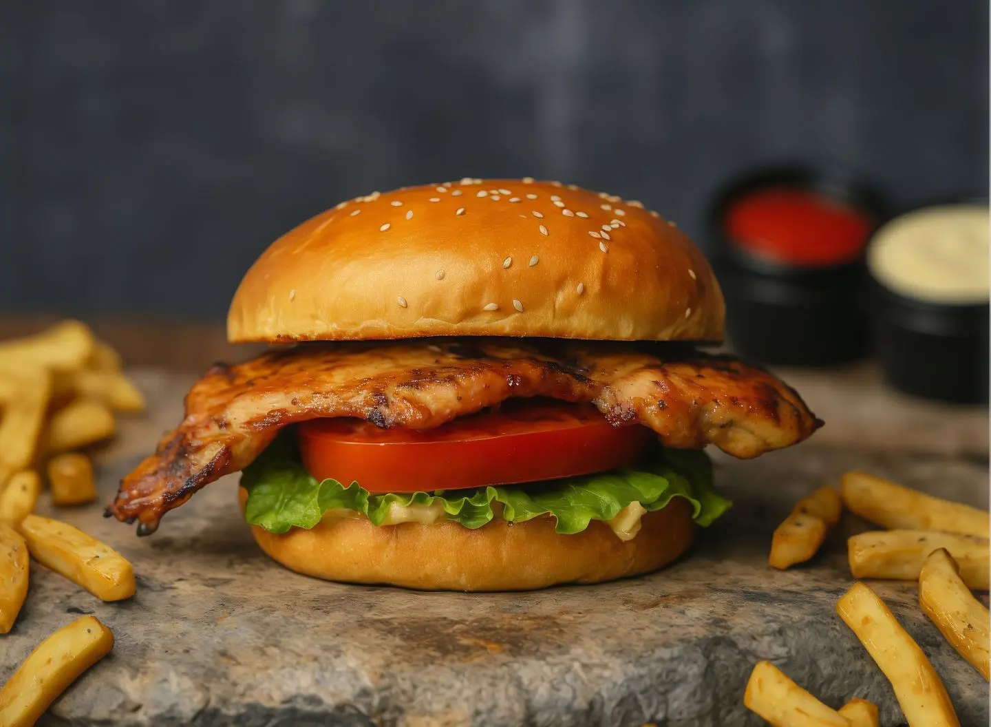 Regular Grilled Chicken Burger