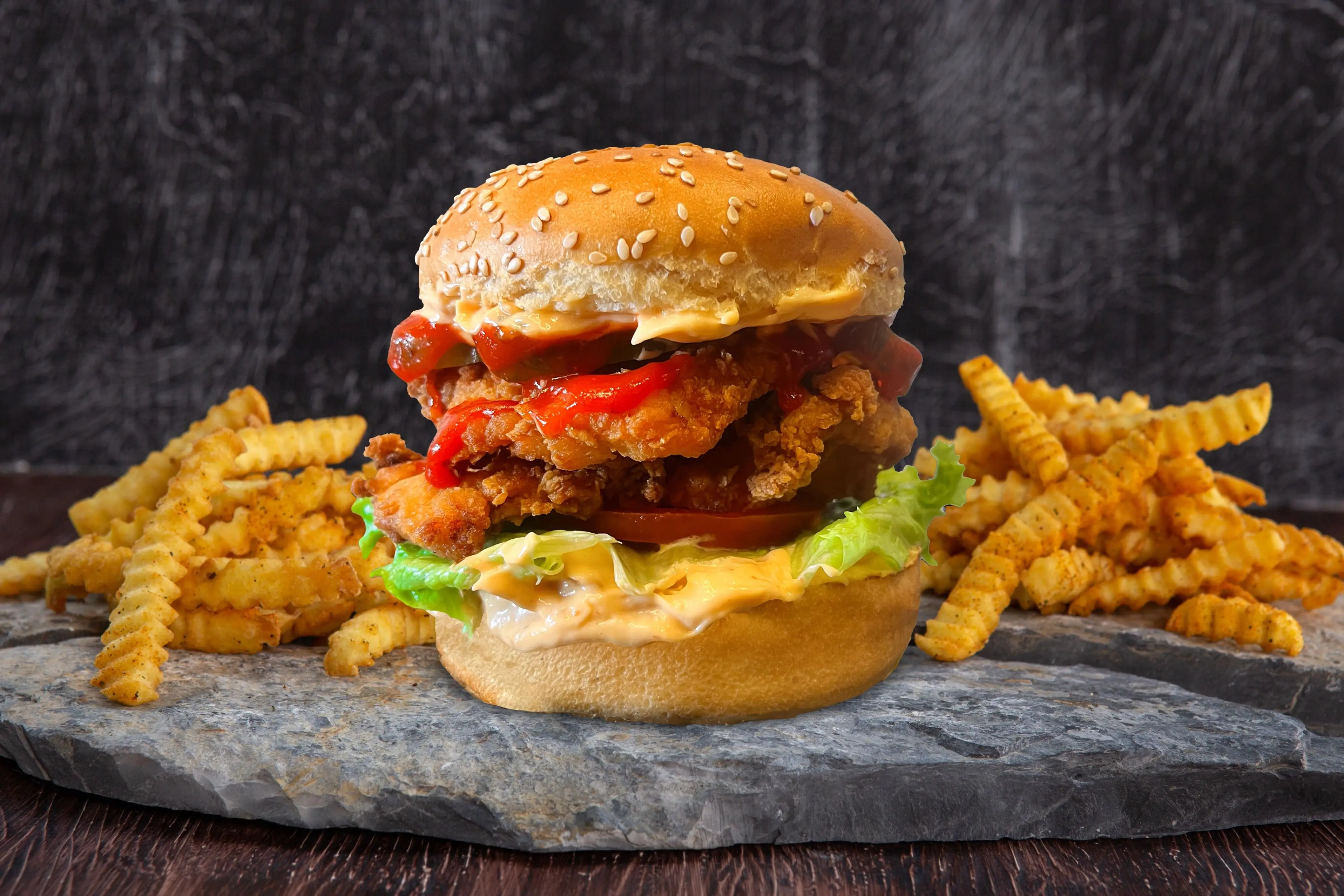 Ohannes Crispy Chicken Burger